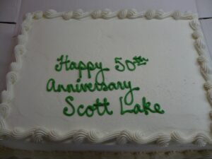 Scott Lake 50th Anniversary Cake